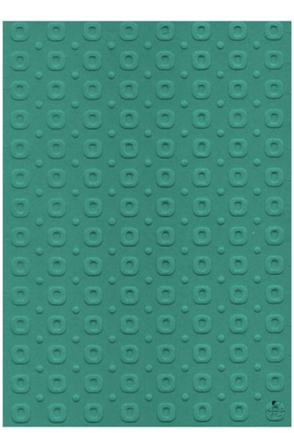 Placa De Textura Relevo Emboss 10,6cm X 15cm Quadradinhos
