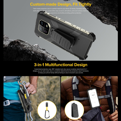 C Funda Trasera Con Clip Para Ulefone Armor 21