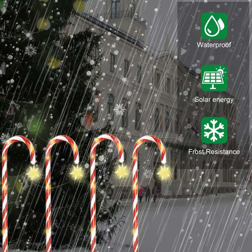 Cb Adorno Navideño Con Forma De Estrella En Forma De Bastón
