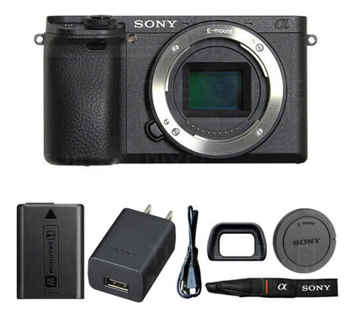 Cámara Sin Espejo Sony A6400 Con Lente De 16-50 Como Nueva