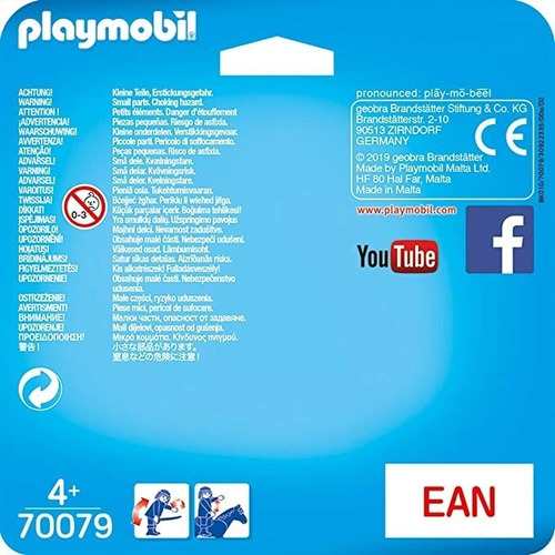 Imagen 2 de 6 de Playmobil Duo Pack Doctora Y Paciente 70079 Ink Educando