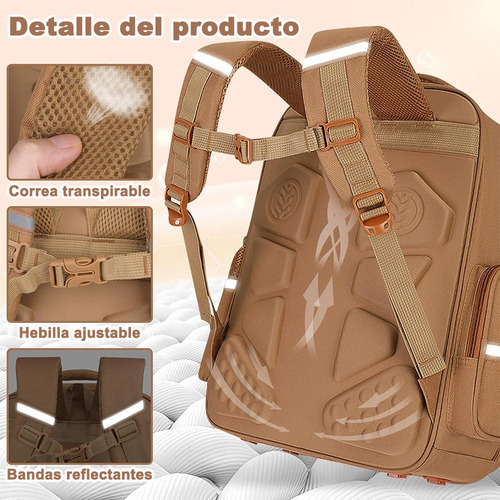 Mochila Para Niños Capybara - Mochila De Dibujos Mochila Kawaii Con 1 Colgante De Felpa, 3 Tarjetas, 6 Insignias Y 1 Estuche Lápiz Sin Alivio Suministros Escolares De Capibara Sin Desliz