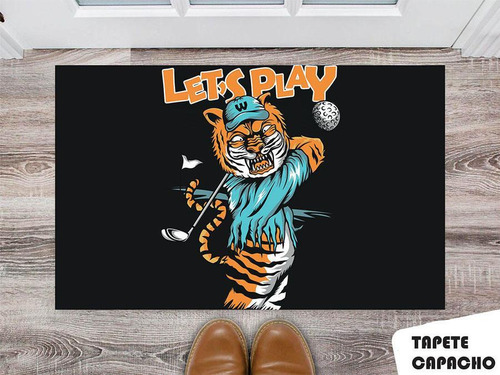 Felpudo personalizado Tiger | Lets Play