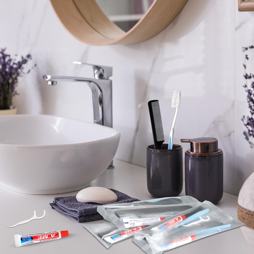Newtay 50 Juegos De Cepillos De Dientes Desechables Con Past