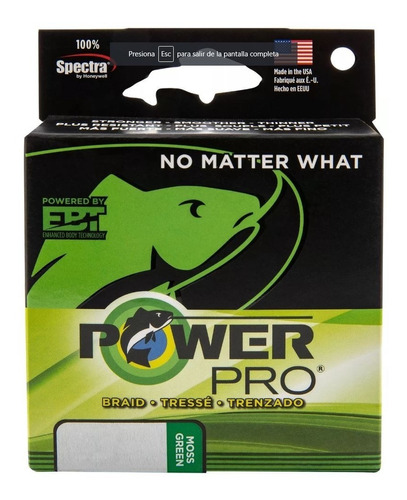 Línea/sedal Para Pesca Marca Power Pro - Powerpro 300yd