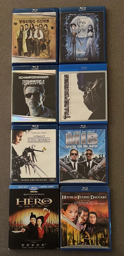 Lote De Peliculas Blue Ray Originales Sin Uso, Como Nuevas!!