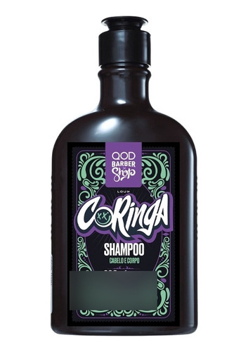 Shampoo Coringa Cabelo E Corpo Qod Loud Barber Shop 230ml
