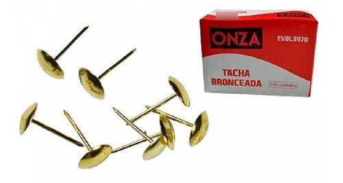 Tacha Tapiceria Bronceada Caja X 100 Onza Evol3970