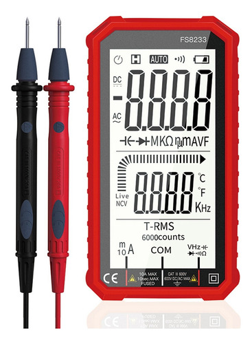 Capacitance Multimeter Fs8233 Ohm Hertz Tester 1000v10a/