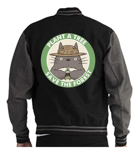 Chaqueta Beisbolera Totoro Plant A Tree M1