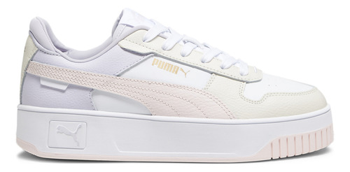 Zapatillas Puma Carina Street Sportstyle Mujer Moda Blanco