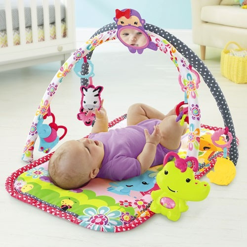 Gimnasio Espejito Musical 3en1 Rosado De Fisher Price