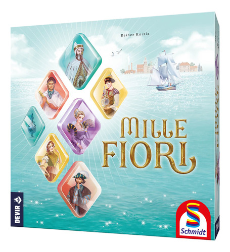 Juego De Mesa - Mille Fiori - Aldea Juegos