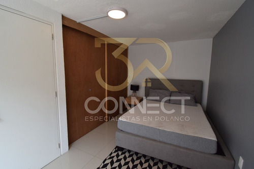Departamento En Renta En Polanco 4r/2b/1e - Amueblado - 120m2