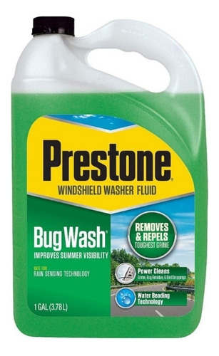 Limpia Parabrisa Prestone Bug Wash 1 Gal