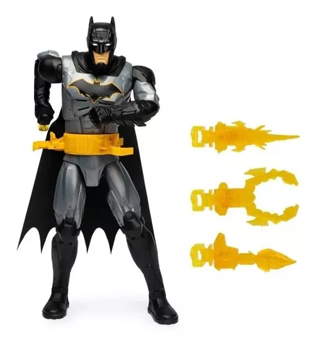 Boneco Articulado Batman Com Som E Lança Armas 2181 Sunny