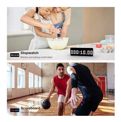 Relógio De Mesa Ulanzi Tc001 Com Contagem Inscritos Youtube