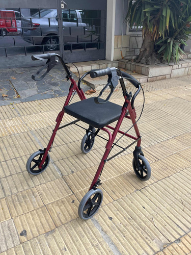 Andador Con Frenos Y Silla