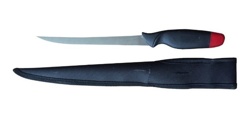 Cuchillo Para Filetear Pesca Albatros Con Funda Largo 32 Cm