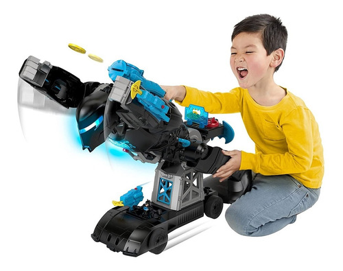 Imagem 6 de 10 de Imaginext Dc Super Friends Batman Tech Bat Bot Com Som