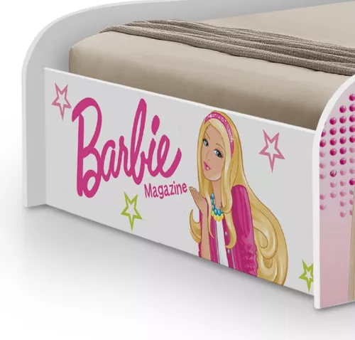 Cama Juvenil Carro Barbie - Gabrielli Móveis - Maxxx Móveis