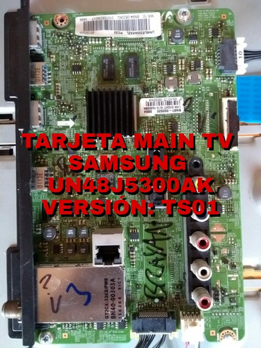 Tarjeta Main Tv Samsung Un48j5300ak Versión: Ts01