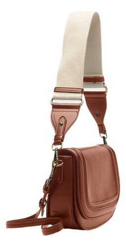 Bandolera Mujer Hush Puppies Britta/cam/cuo Color Camel