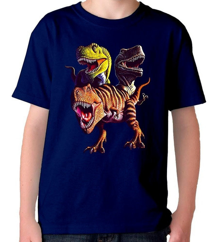 Remera Camiseta Dinosaurios Jurassic Word En Varios Colores