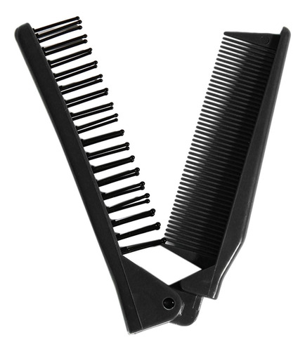 Peine De Pelo Plegable Giratorio De Doble Cabeza Mini Peine
