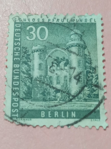 Alemania Berlin Occidental Estampilla 1956 Yvert 132a