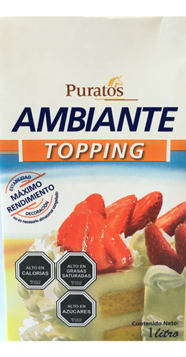 Crema Vegetal Puratos Ambiante 1 Lt. (vegana)