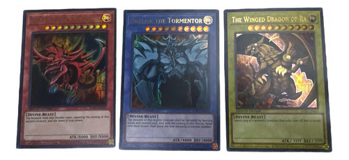 Set Obelisk, Slifer Y Ra Totalmente Originales Envio Incluid