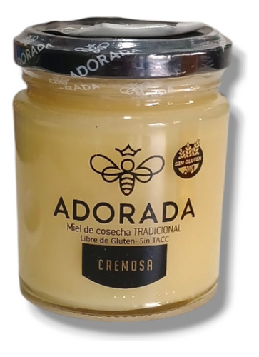 Miel Cremosa Adorada 250gr Cosecha Tradicinal Sin Tacc
