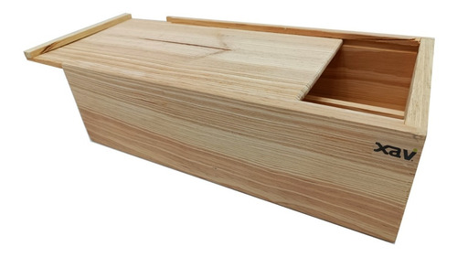 Caja Tapa Deslizante Cubierto Regalo Madera Incor 9412 Xavi