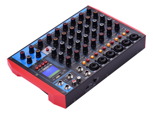 Mesa De Mezclas +48v Dj Music Grabación En Red Mezclador De