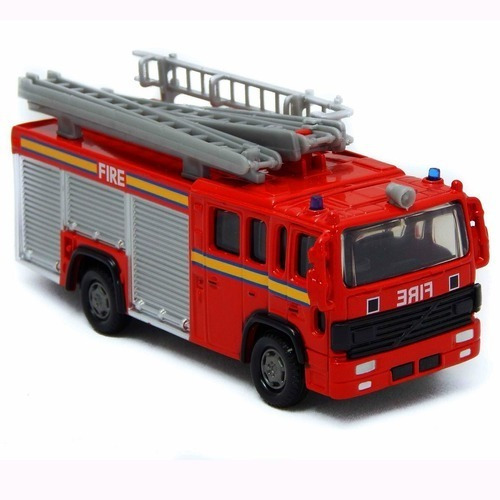 Camión Bomberos Volvo De Londres,1:43 De 12 Cm. Nuevo C/caja