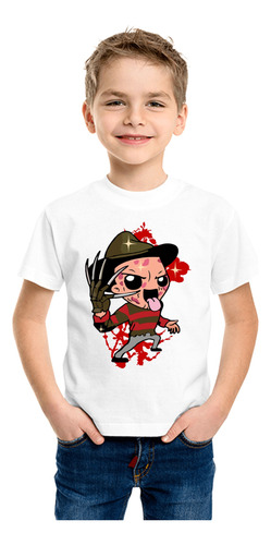 Playera Halloween Freddy Krueger Diseño 74 Playeras Beloma