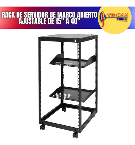 Rack De Servidor De Marco Abierto De 20u Para Montaje Libre