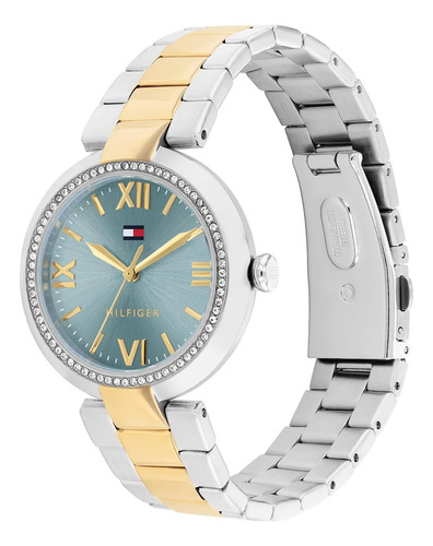 Reloj Mujer Tommy Hilfiger Acero Combinado 25% Off + Regalo!