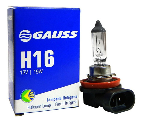 Lâmpada Automotiva Gauss H16 19w Halógena 12v - Inmetro H16