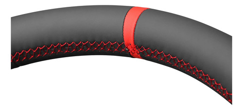 Mewant-funda For Volante De Cuero Artificial, Color Negro,