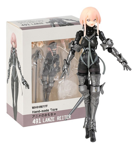 Figura De Acción Figma 491 Falslander Lanze Reiter Modelo De