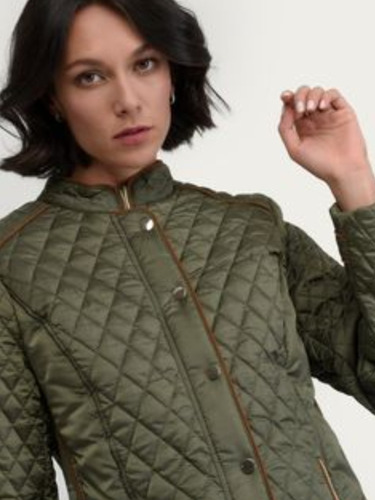 Chaqueta Acolchada Mujer Southland Verde Oliva Talla S