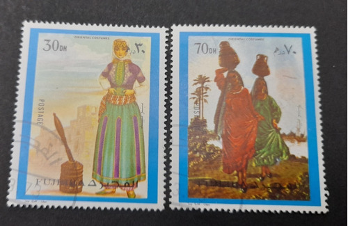 Sello Postal - Eau - Fujeira - Costumbres 1 - Año 1972