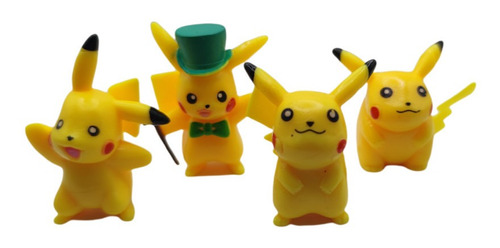 Figuras De Pikachu De 4 Cm Set De 4 Pcs Pokemon