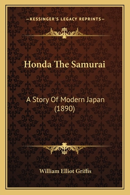 Libro Honda The Samurai: A Story Of Modern Japan (1890) -...