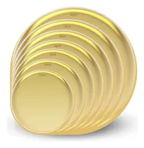 Comprar Bandeja Cartón Dorado X10 Torta 35cm Panadería Confitería 