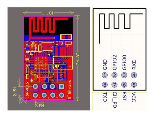 Kit 15 Modulos Wi-fi Esp8266 Esp-01s Arduino Pic