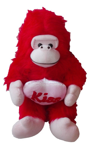 Peluche Mono Gorila Corazon Kiss 73cm Hugfun