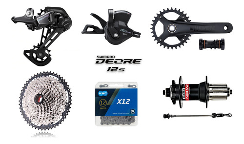 Kit Transmision Completa 12v Shimano Deore M6100 11-50 1x12